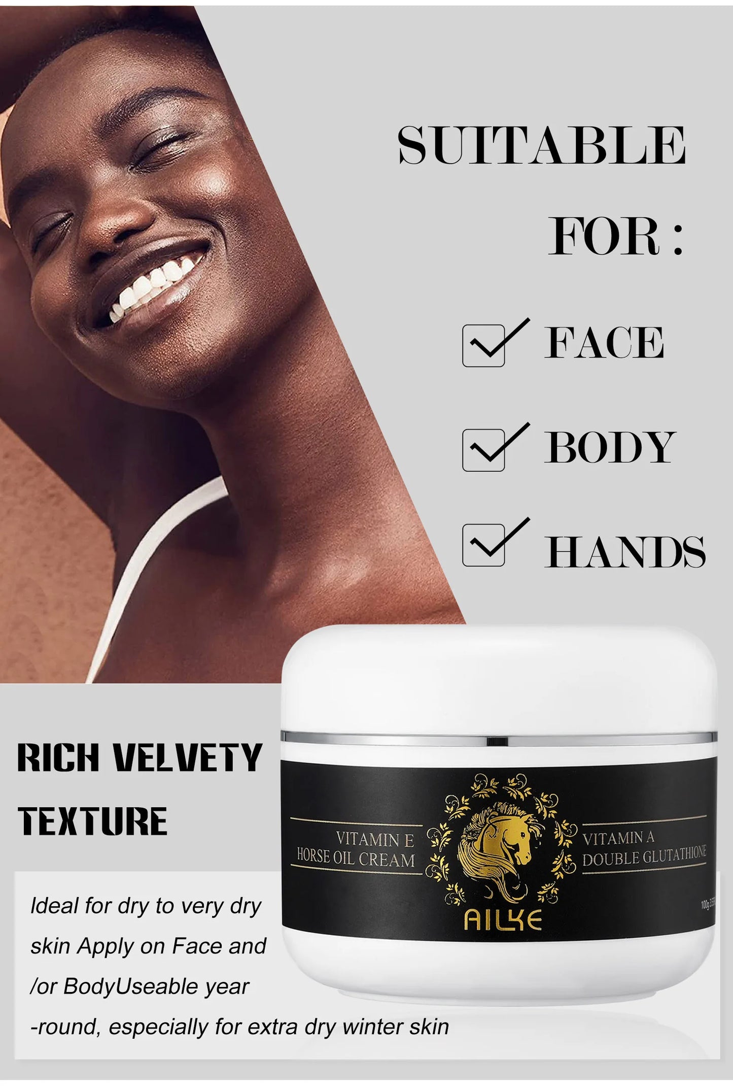 AILKE Collagen 5 in 1 Skin Care Kit, Restore Skin Elasticity, Smooth Skin, Brighten, Even Skin Tone, For Face And Body Use Set