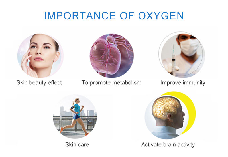 High quality Oxgen Facial Machine Hyperbaric Spray beaut O2derm oxyge Facial Mask Dome Therapy oxyge infusio Facial Machine