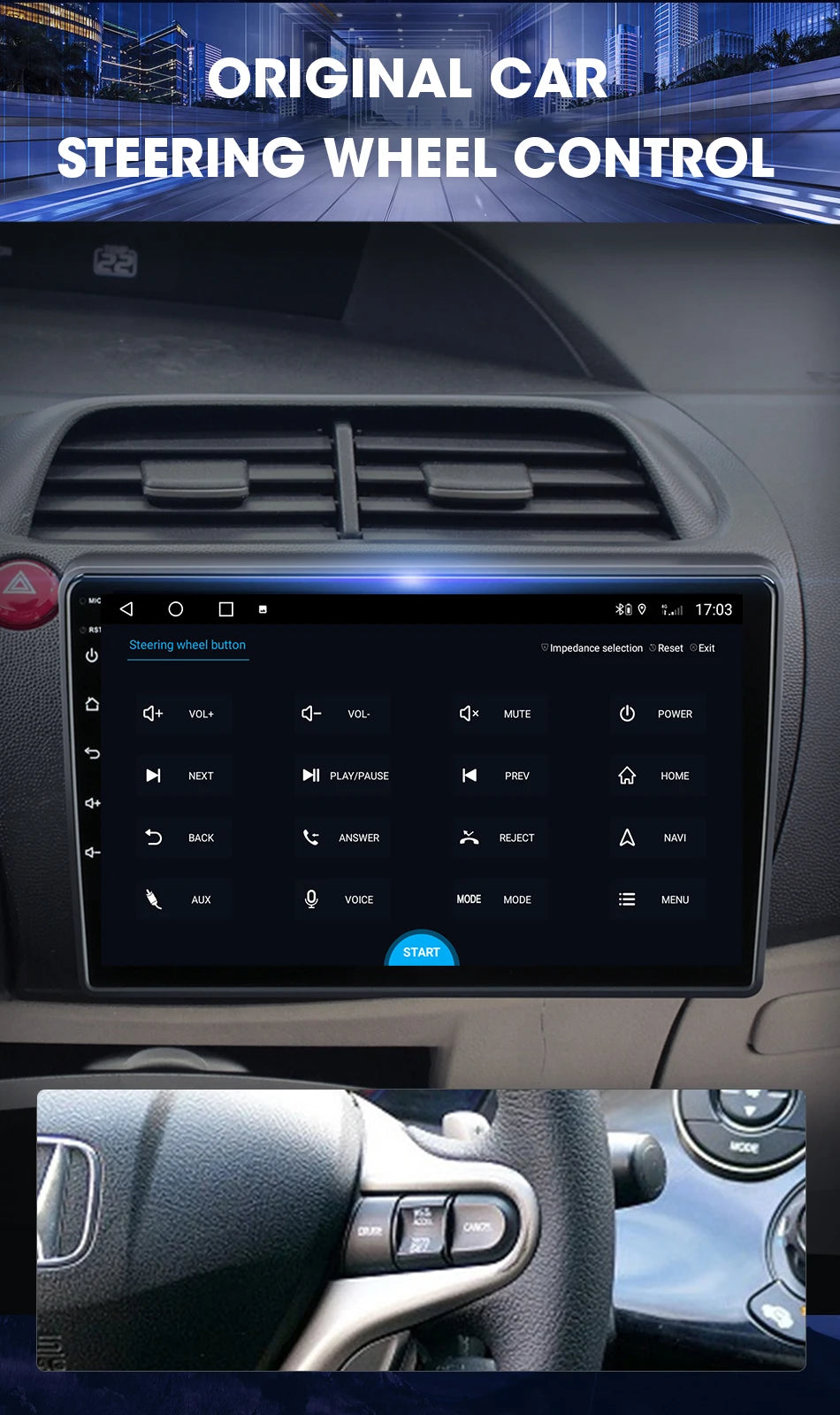 For Honda Civic Hatchback 2006-2011 Android 12 Car Radio Multimedia Video Navigation 2 Din Stereo DVD Head Unit Speaker Carplay