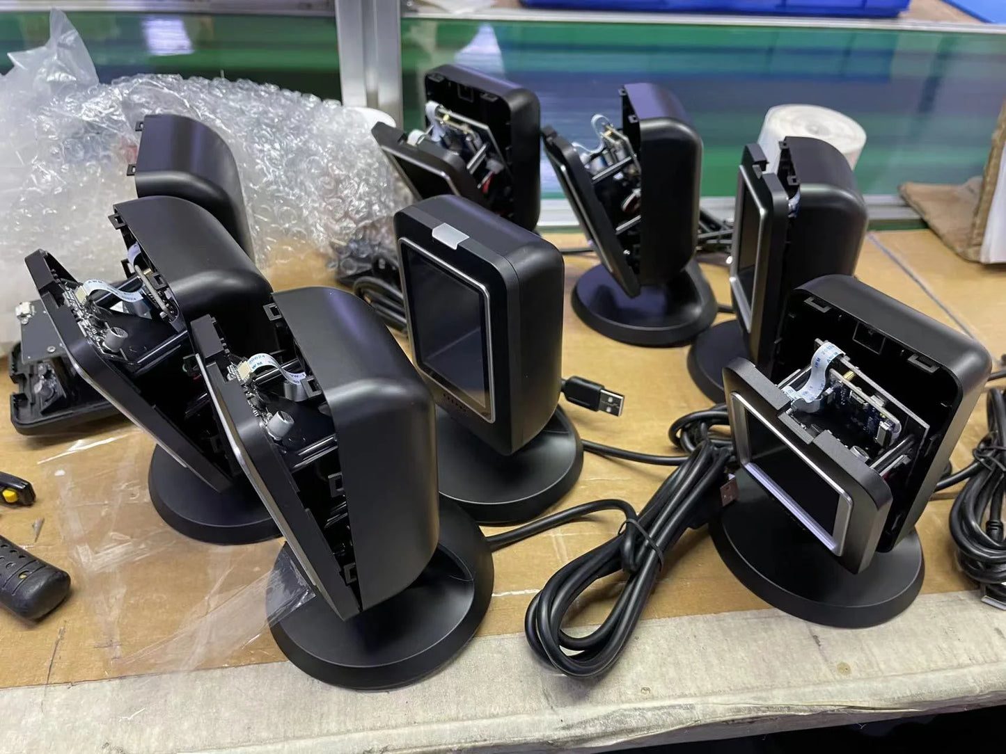 Barcode scanner 2D all-round desktop automatic sensing data matrix reader supermarket usb barcode reader 1D 2D QR code