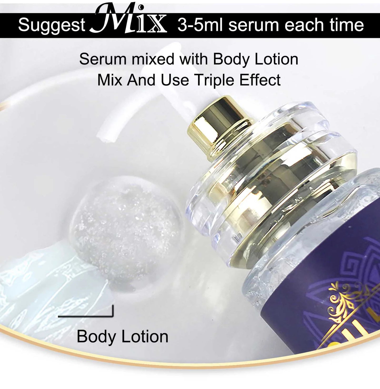 AILKE Double Glutathione Whitening Skin Care, Lightening, Remove Dark Spots, Skin Radiant, Moisturizing, Hydrating, Smooth