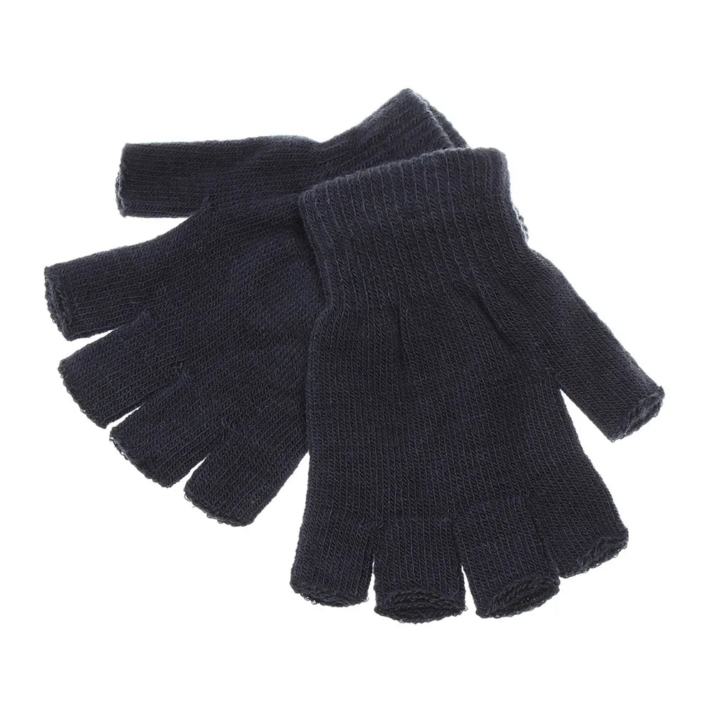 Cute Children Winter Gloves Warm Plush Fluffy Mittens Cat Paw Short Fingerless Gloves Girls Warm Half Finger Gloves