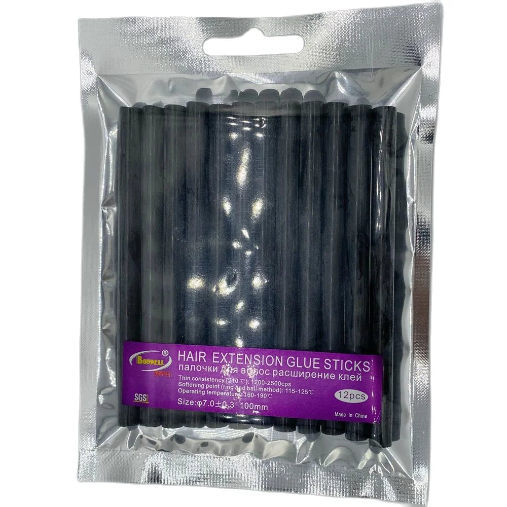 24 PCS/Lot Yellow Hair Extension Glue Sticks Hot Melt Glue Stick for hair extension