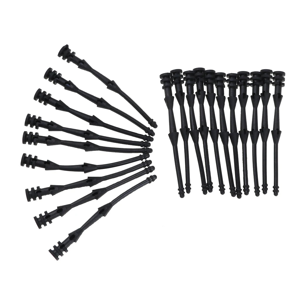 20 Pcs 65mm Screw Pin Rivet Rubber PC Fan Noise Absorbtion Fans Anti Vibration Mount Silicone Screws Noise Reduction Equipment