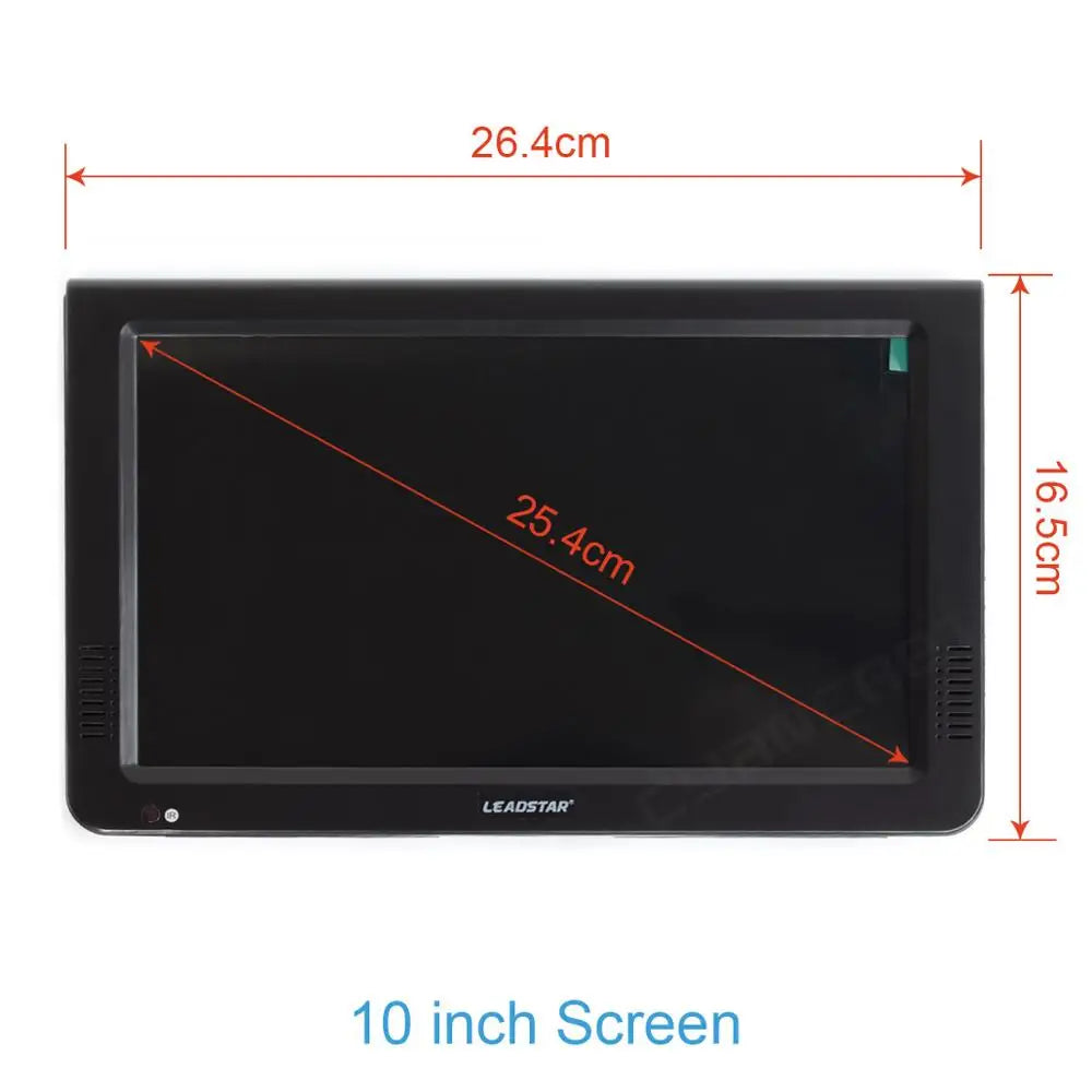 2025 LEADSTAR 10 inch HD Portable TV DVB-T2 ATSC ISDB-T tdt Digital and Analog mini small Car Television Support USB SD MP4