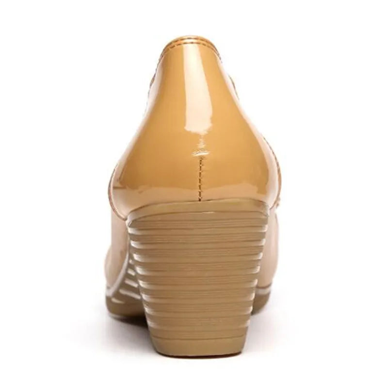 ZXRYXGS Brand Shoes 2024 New Rhinestone Bow Slope with Wild Women High Heel Shoes OL Work Shoes Woman Fashion Shoes High Heels