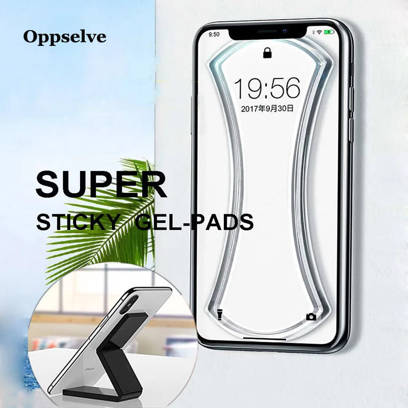 Universal Mobile Phone Holder Strong Adsorption Nano Rubber Wall Desk Sticker Paste Phone Car Holder Stand For Tablet Mount Pad
