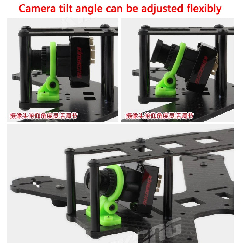 EWRF Easy to use 5.8G FPV Set Video VTX 200/600mw Transmitter TS5823 and mini CMOS 1000TVL Camera with Racing Drone fpv set