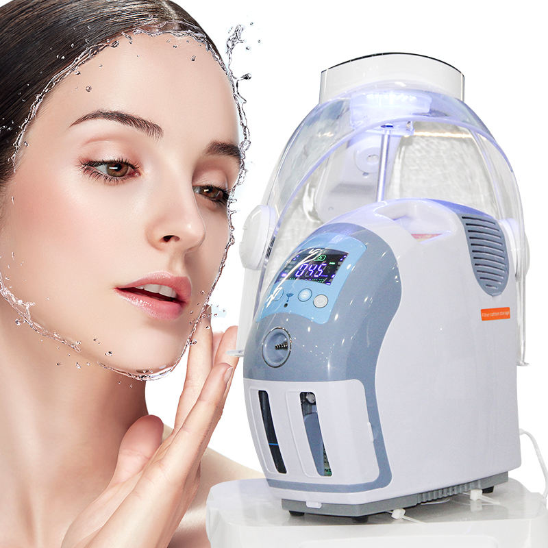 High quality Oxgen Facial Machine Hyperbaric Spray beaut O2derm oxyge Facial Mask Dome Therapy oxyge infusio Facial Machine
