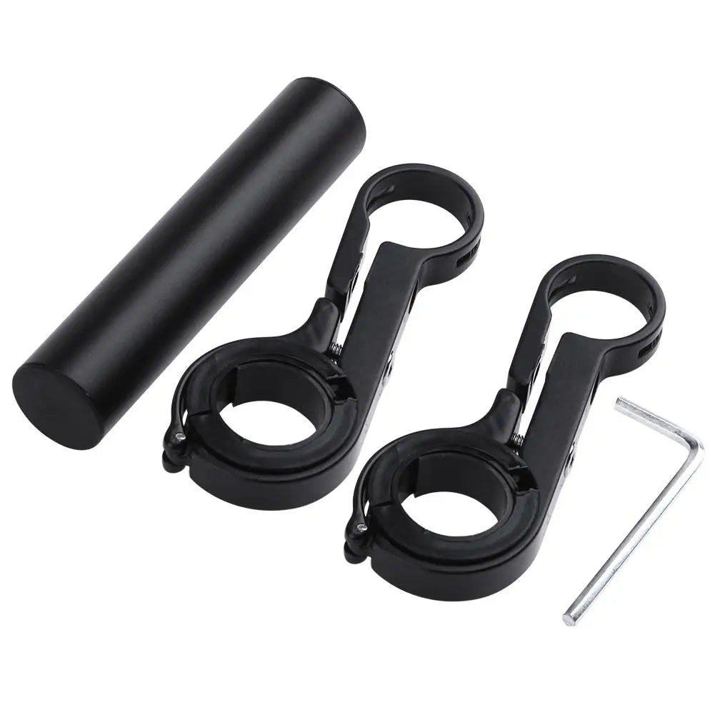 10CM Bicycle Light Holder Handlebar Extender Clamp 31.8MM Cycling Bike Frame Double Extension Mount Holder for Bike Light