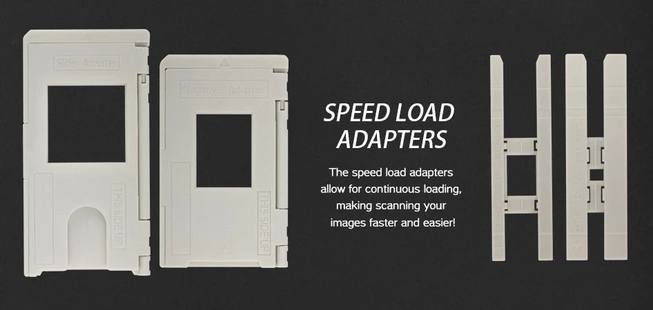 QPIX 22 MP 35mm Portable Film Scanners 135 110 126KPK Super 8 Negative Slide Holder Photo Scanner Film Digital Converter