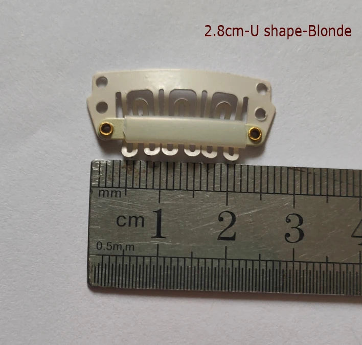 50pcs 2.3cm-3.6cm Black Brown Color Wig Clips Snap Clip For Hair Extension Wig Weft Wig PP Hairpins Large Clips Styling Tools