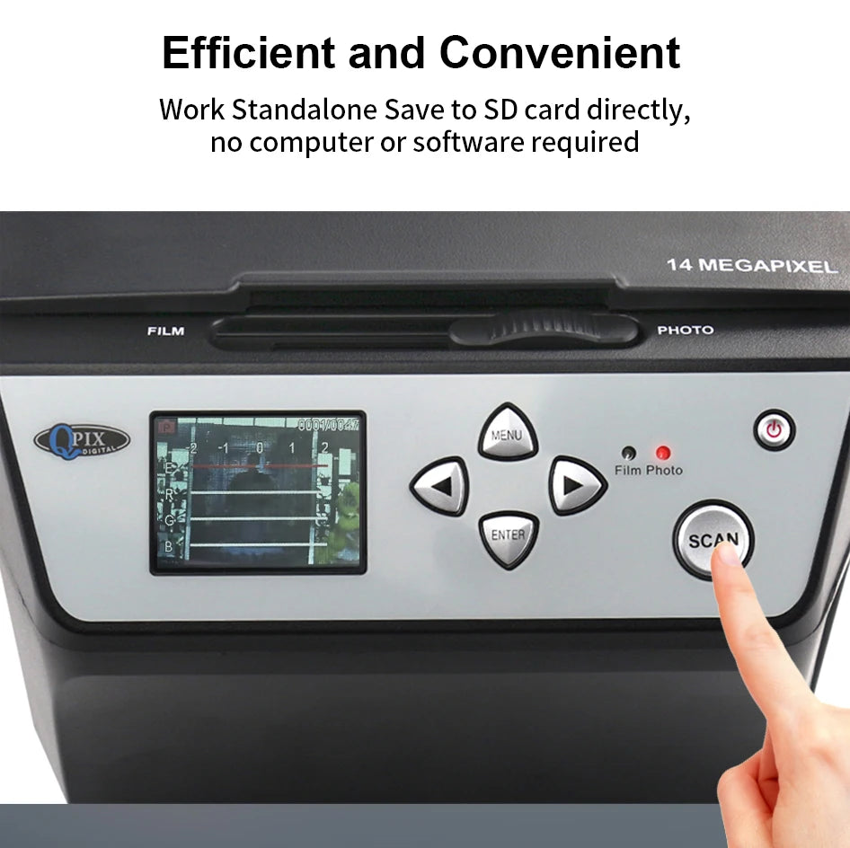 22 Mega Pixels 4 in 1 COMBO and Digital Film Scanner 135 Negative Converter Photo 35mm