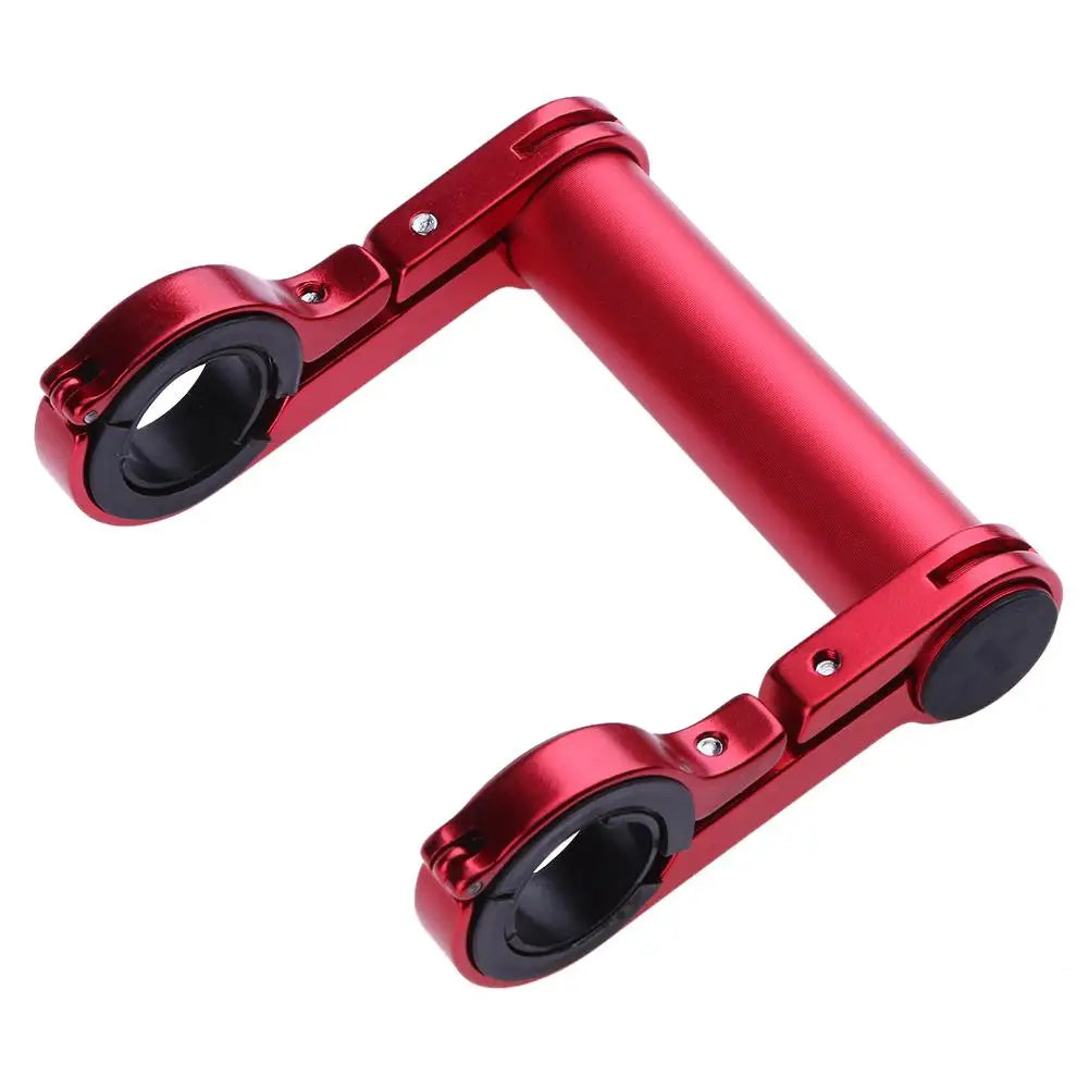10CM Bicycle Light Holder Handlebar Extender Clamp 31.8MM Cycling Bike Frame Double Extension Mount Holder for Bike Light