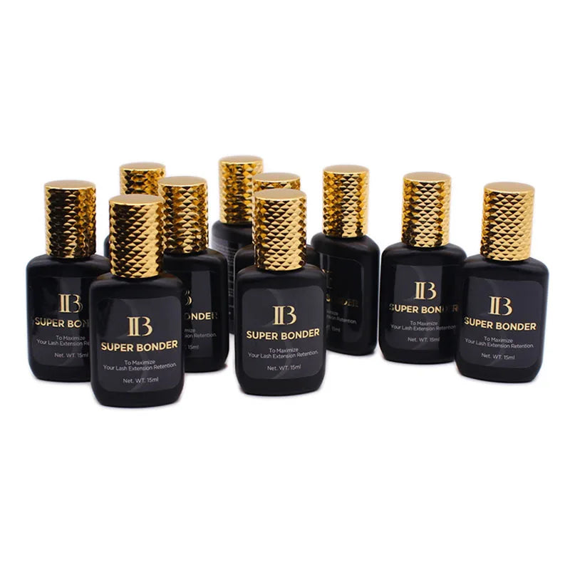 15ml IB SUPER BONDER Fixing Agent For Eyelash Extensions Primer Cure Adhesive Bonding Lashes Grafting Transparent Curing Liquid