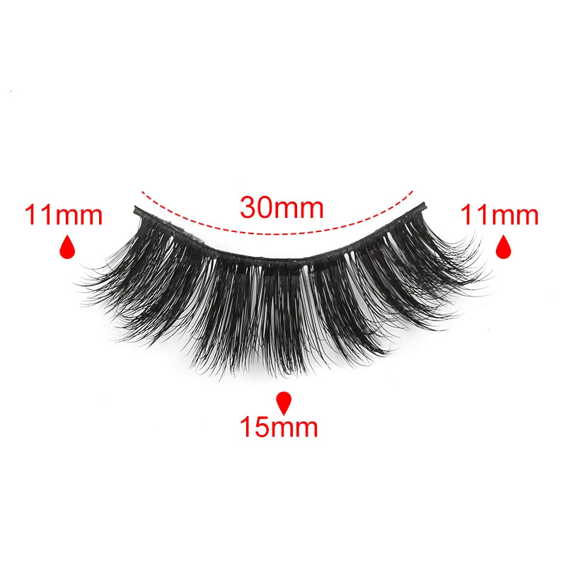 10/5 Pairs 3D Faux Mink Eyelashes Natural Thick Long False Eyelashes Dramatic Fake Lashes Makeup Extension Faux Cils maquiagem