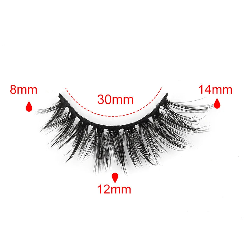 10/5 Pairs 3D Faux Mink Eyelashes Natural Thick Long False Eyelashes Dramatic Fake Lashes Makeup Extension Faux Cils maquiagem