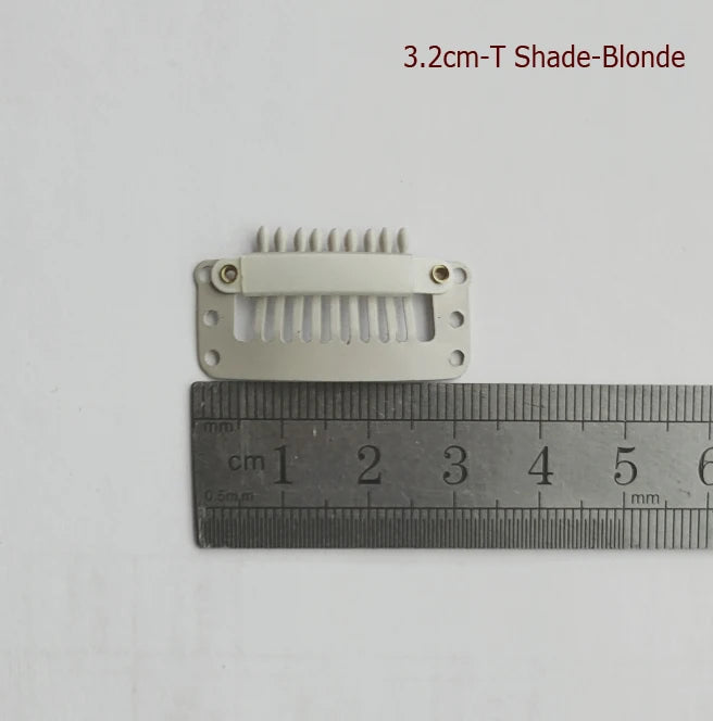 50pcs 2.3cm-3.6cm Black Brown Color Wig Clips Snap Clip For Hair Extension Wig Weft Wig PP Hairpins Large Clips Styling Tools