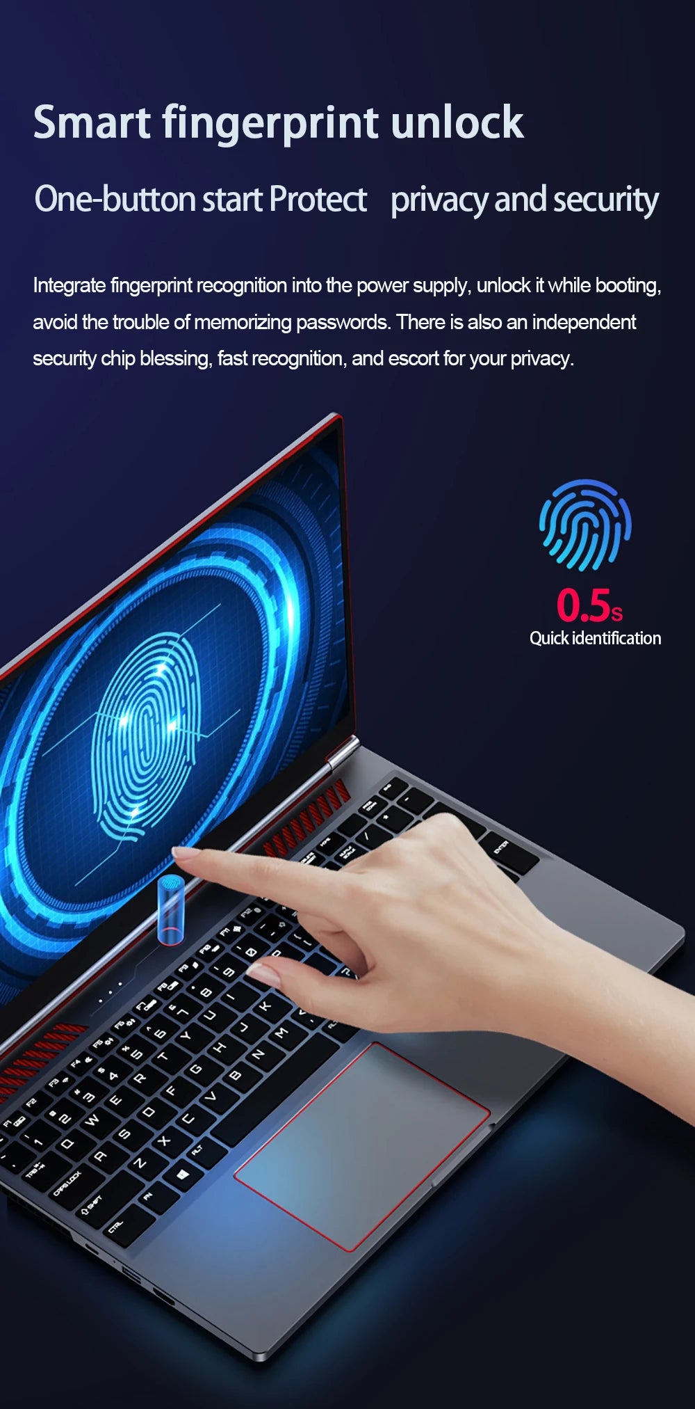 16.1 Inch Gaming Laptop Computer RTX4050 6G Intel Core i9-13900H i9-10885H windows11 RAM Max 64GB DDR4 2*M.2 NVME 4TB SSD WiFi