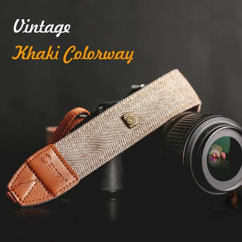 Portable Camera Strap Adjustable Cotton Leather Camera Shoulder Neck Strap Belt For Sony/ Nikon Camera Belt for DSLR Digital SLR