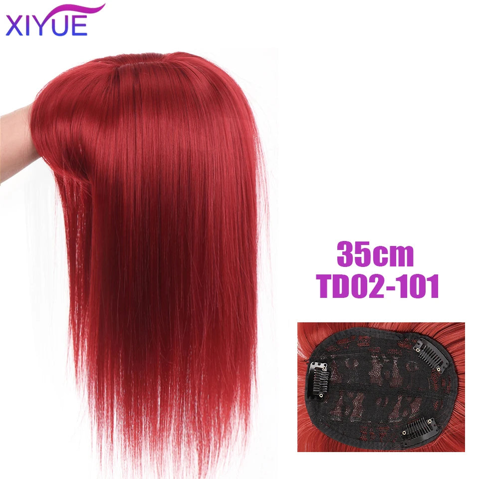 3D Bangs Invisible Seamless Head Hair Water Ripple Hair Air Bangs Head Overhead Natural Invisible Replacement Cover White Hair