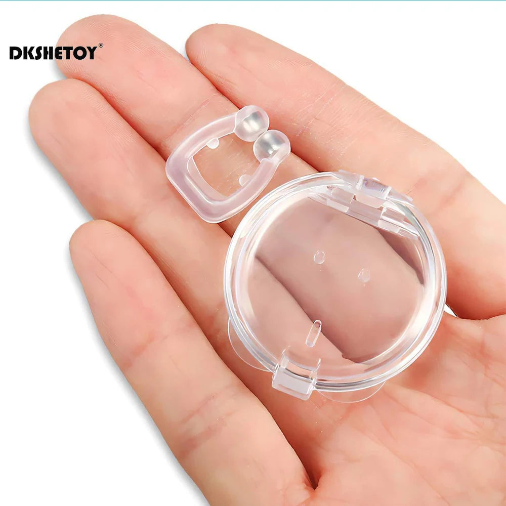 Anti Snoring Device Nose Clip vent blocker Silicone Snore Stop ring silent snore sleep Aid Night Sleeping Apnea Guard Night