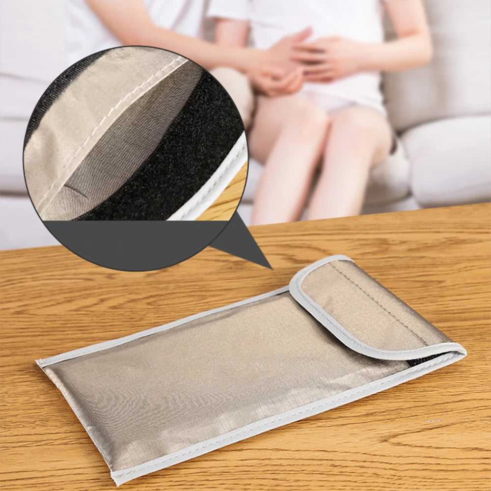 Portable Mobile Phone RF Signal Blocker Anti-Radiation Shield Case Bag Pouch IC Magnetic Card Prevent Degaussing Anti Tracking