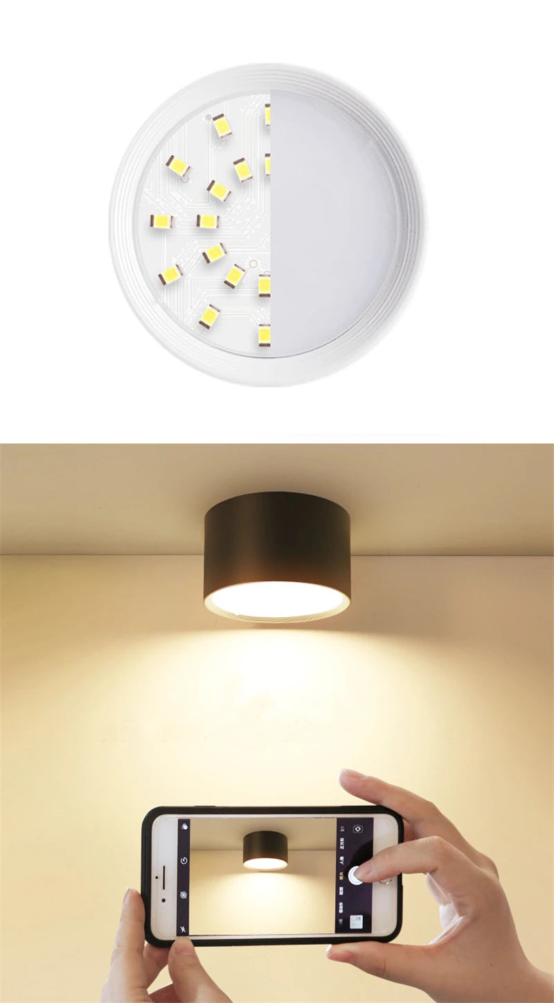 Surface Mounted 5W 7W 9W 12W 15W 18W 20W 24W LED downlight  Ceiling Lamps led spot lights Ceiling Fixtures Lighting Indoor Light