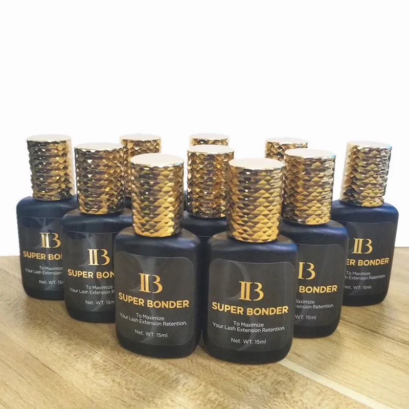 15ml IB SUPER BONDER Fixing Agent For Eyelash Extensions Primer Cure Adhesive Bonding Lashes Grafting Transparent Curing Liquid