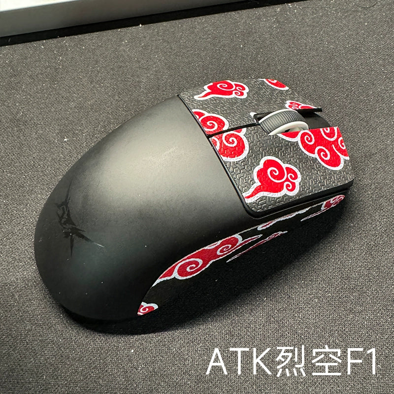 1 Set Ultraglide Mouse Anti Slip Sticker For ATK F1 PRO MAX Ultimate Non-Slip Anti Sweat Tape Snowflake Lizard Texture