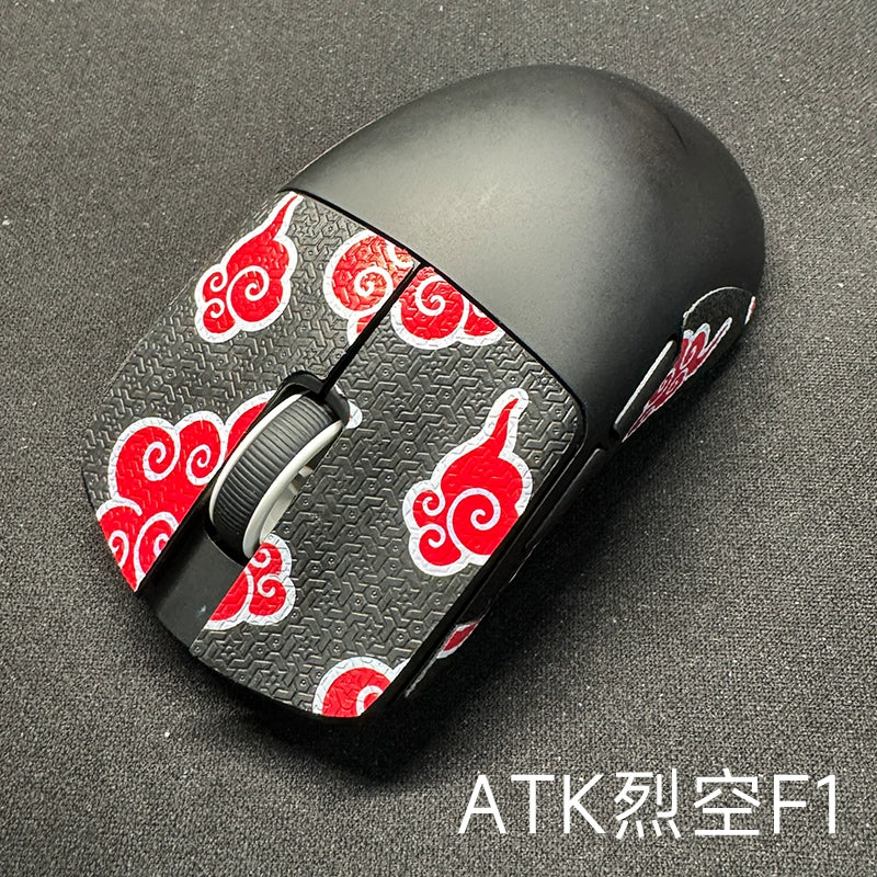 1 Set Ultraglide Mouse Anti Slip Sticker For ATK F1 PRO MAX Ultimate Non-Slip Anti Sweat Tape Snowflake Lizard Texture