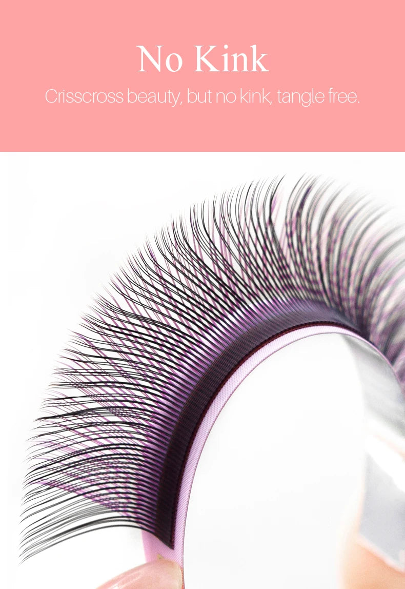 SONG LASHES Y Shape Ombre Color Lashes  Two tip C/D Curl Premade Volume Lashes Individual Eyelash Extension Supplies