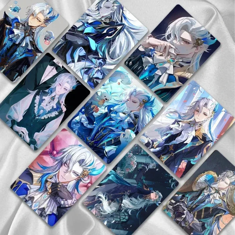 Hot Game Impact 50PCS/Set Decor Laser Lomo Card Photocard HD Double-sided Small Album Photo Card For Fans Collection Postcard