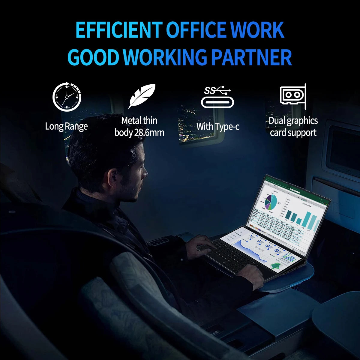 Topton Dual Screen Gaming Laptop 16 Inch IPS + 14'' Touch Intel i9-10885H I7-10750H Max 64GB 4TB Slim Notebook Gamer PC Computer