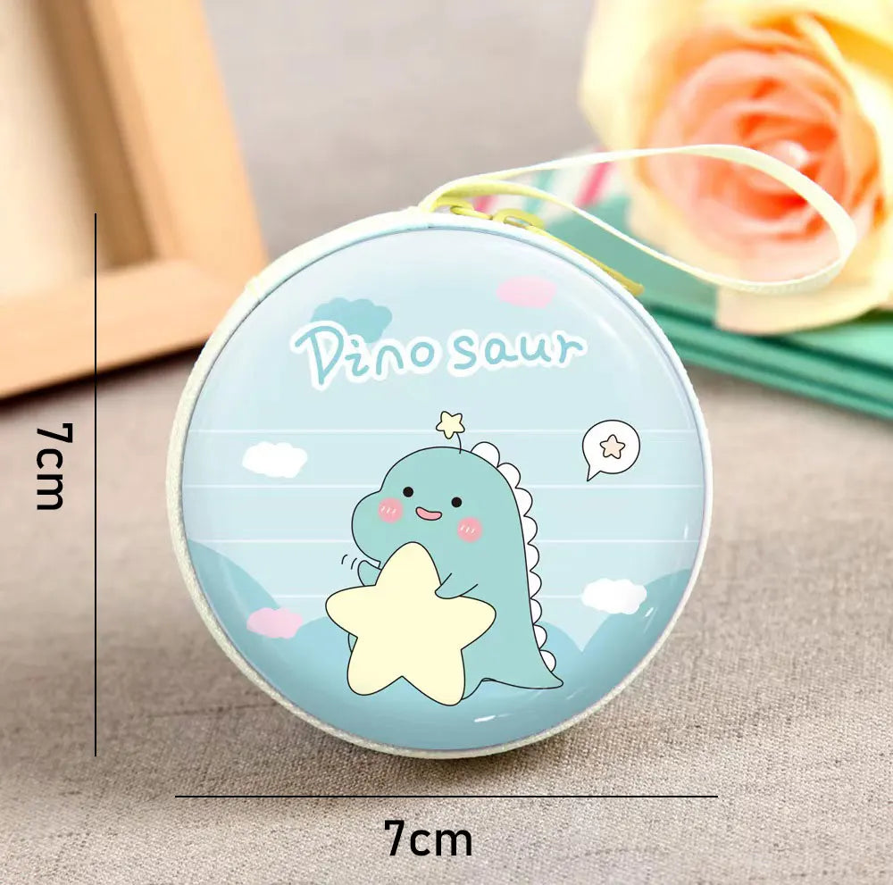 Nylon Waterproof Children's backpack, Cartoon Dinosaur/Unicorn Print, Suitable For Boys And Girls Aged 2-6