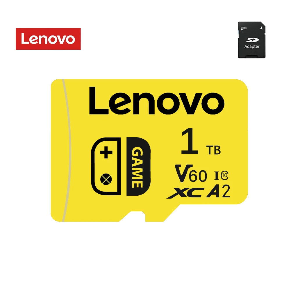 Lenovo 2TB SD Memory Card 1TB 512GB 256GB A2 U3 Micro TF SD Card 128GB High Speed MLC TF Card For Nintendo Switch Ps4 Games