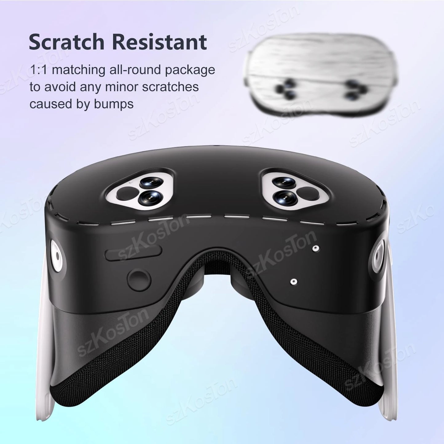 for Meta Quest 3S VR Headset Host Silicone Protective Cover Anti-Scratch Dust-Proof Case for Meta Quest 3s Accessories