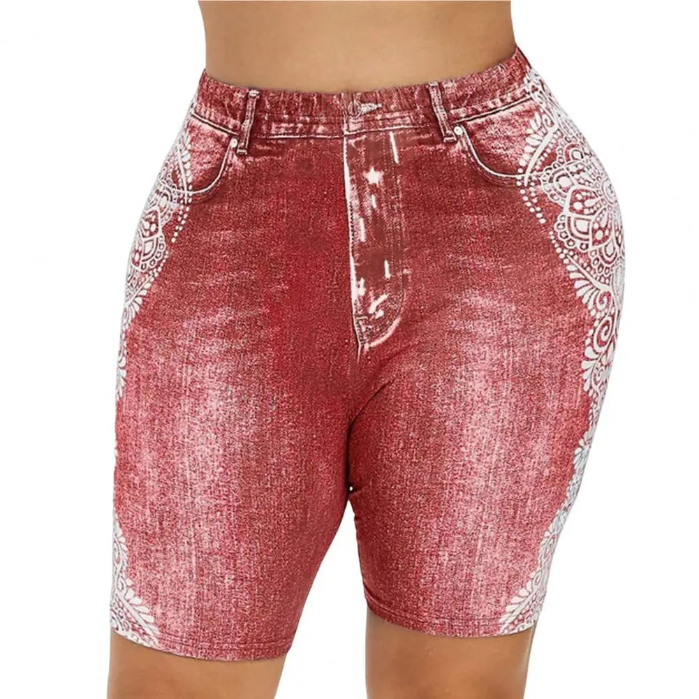 Wear-resistant Woman Shorts Slim Fit Ladies Pants Sweat-absorbing Soft Summer Women Shorts  Daily Wear