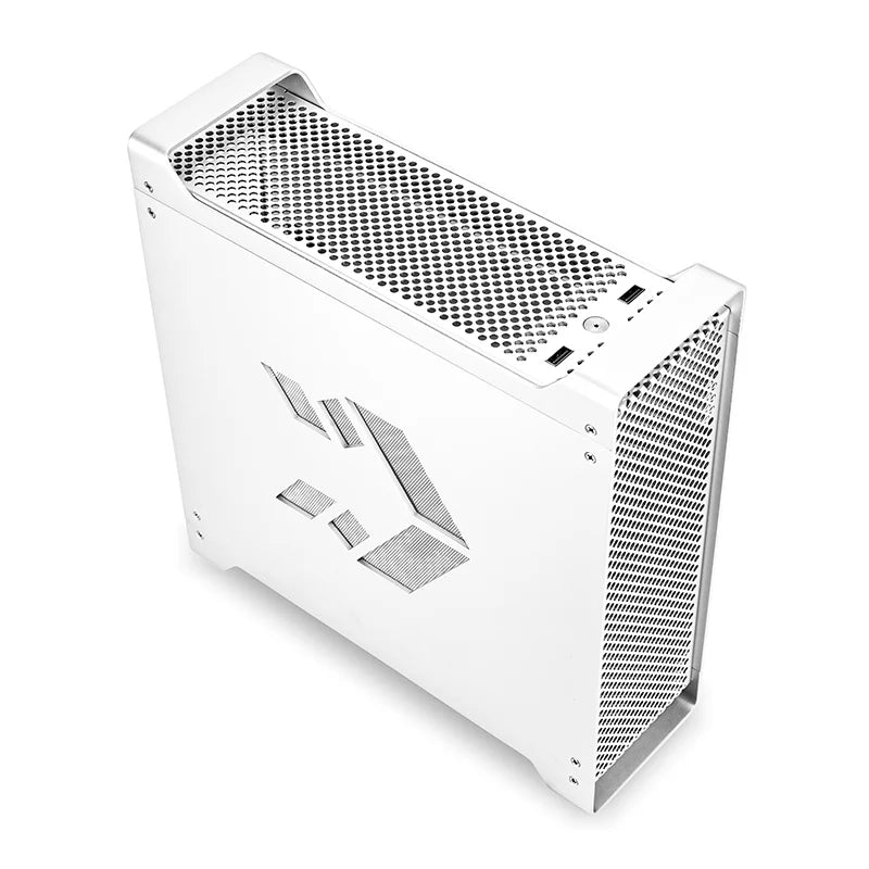 METALFISH G5 Computer Case PC Gamer Micro ATX HTPC Case Desktop Gaming All-aluminum Slim Chassis Supports Knife Card FLEX Power