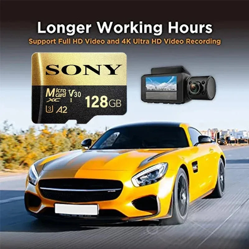 SONY Micro SD TF Card Mini 1TB Memory Card Class 128GB 256GB High Speed Cartao De Memoria Flash Memory TF Mecard C10 For Xiao Mi