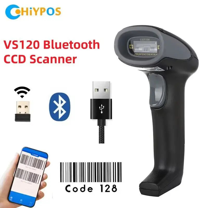 CHIYI 1D/2D Supermarket Handhel Barcode Bar Code Scanner Reader QR PDF417 Bluetooth 2.4G Wireless &Wired USB Platform