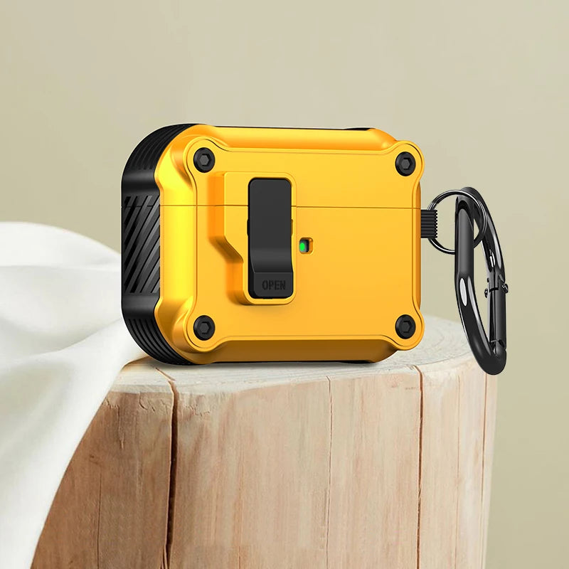 Security Lock Cover for AirPods Pro 2 3 Case for AirPods Pro2 Pro 2nd Gen 2023 Case Shockproof Cover For Airpods 4 4th 3 Fundas