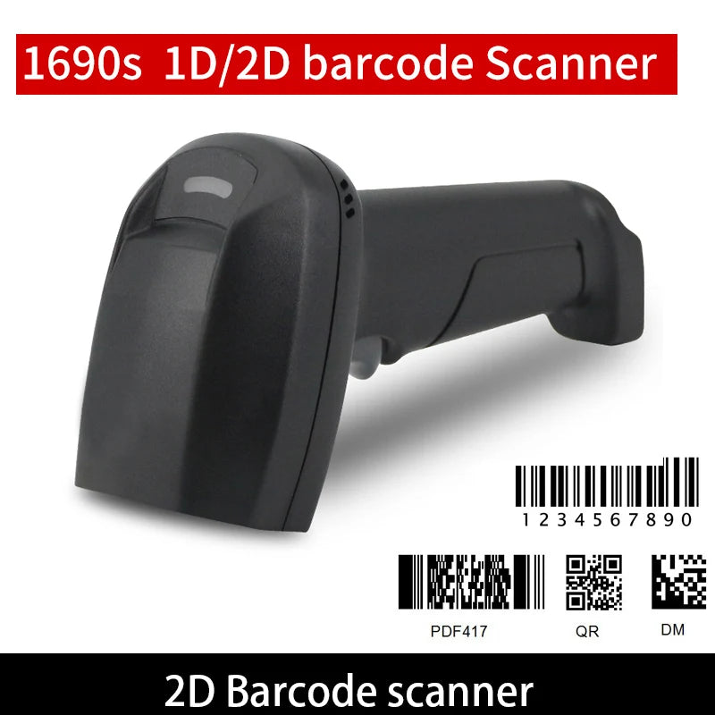 Barcode Scanner  1D/2D QR Bar Code Reader PDF417 for Mobile IOS Android IPAD