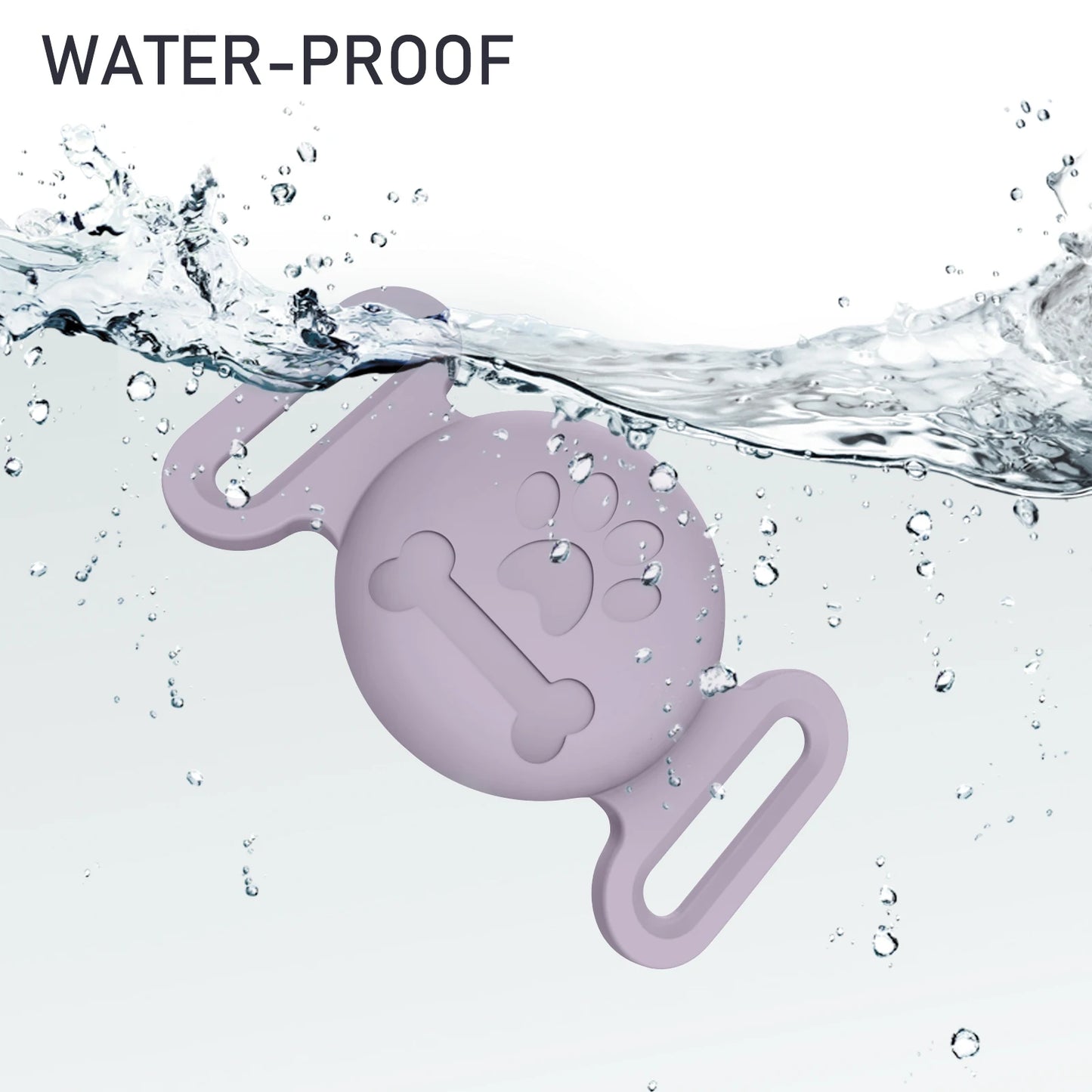 Silicone Engraved Cover For Apple Airtag Case Dog Cat Collar GPS Finder Protective Soft Case For Apple Air Tag Tracker Holder