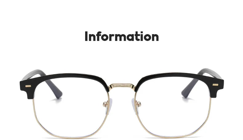 XJiea 2024 Photochromic Anti-blue Light Glasses Men Fashion Rectangle Semi Rimless Eyewear For Women Office Computer Goggle