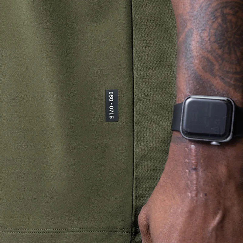 Men's Summer Gym T-shirt Loose Oversized O-Neck Short Sleeve Shirt Man Quick Dry Breathable Casual Tee Clothing Fitness Tops