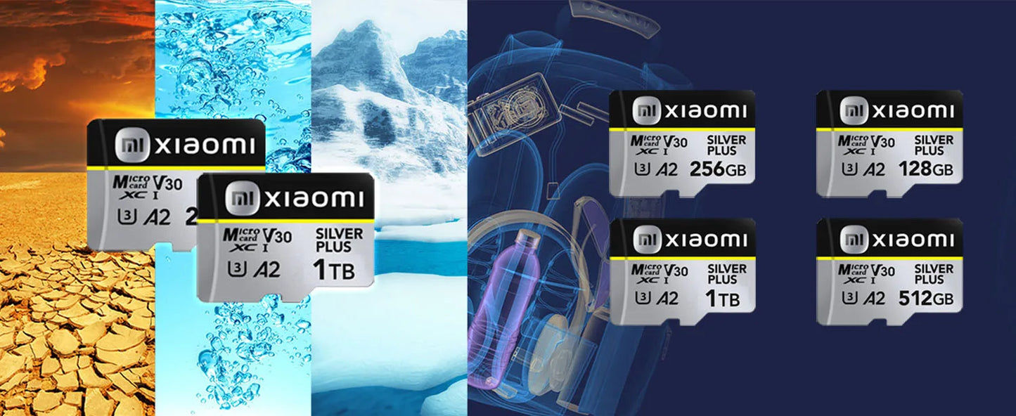 Xiaomi SD Memory Card 1TB 512GB Ultra Micro SD Card 128GB 256GB U3 V30 4K Full HD TF Memory Flash Card For Phone Computer