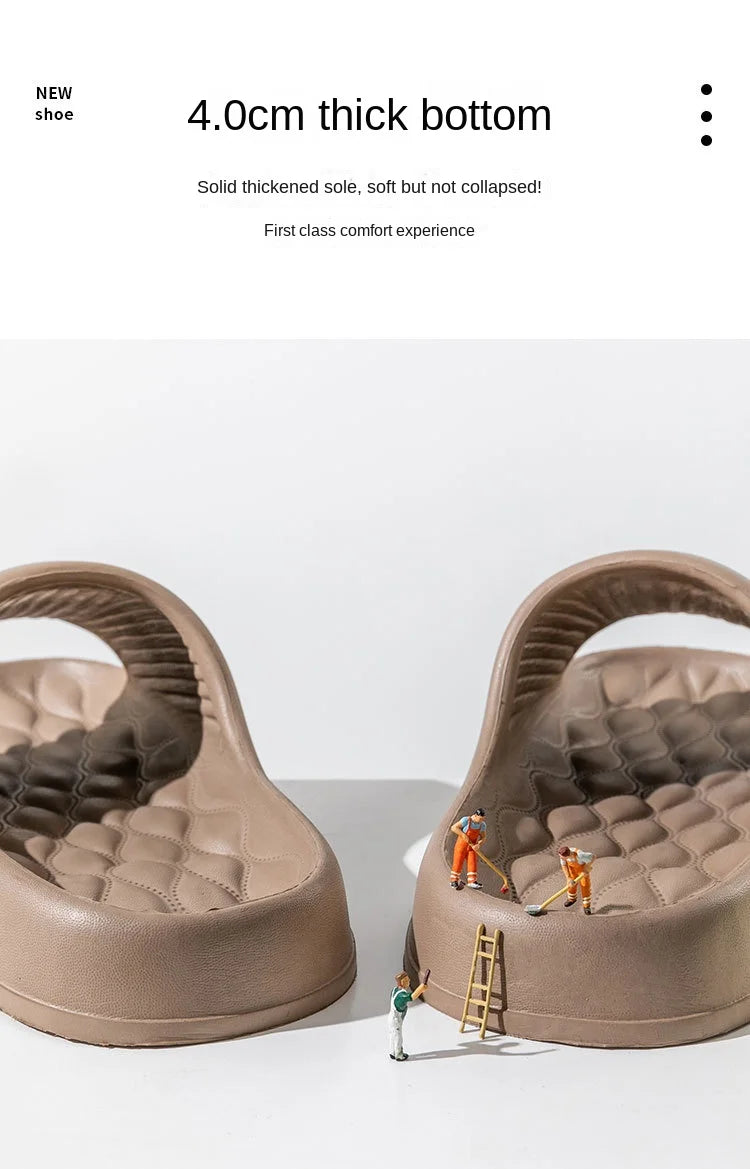 2024 New Men's Summer Slippers EVA Soft Soled Slippers Light Beach Shoes Indoor Outdoor Light Couple Slippers Designer Shoes Men