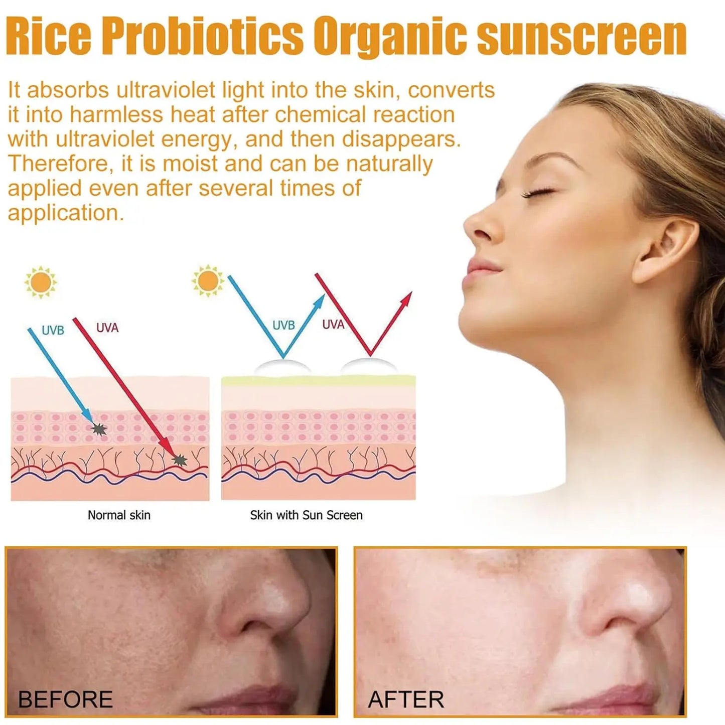 200ml Sunblock Lotion Sunscreen Collagen SPF90 UVA&UVB Ultra Whitening Reduce Fine Lines Even Tone Skin Improves Skin Elasticity