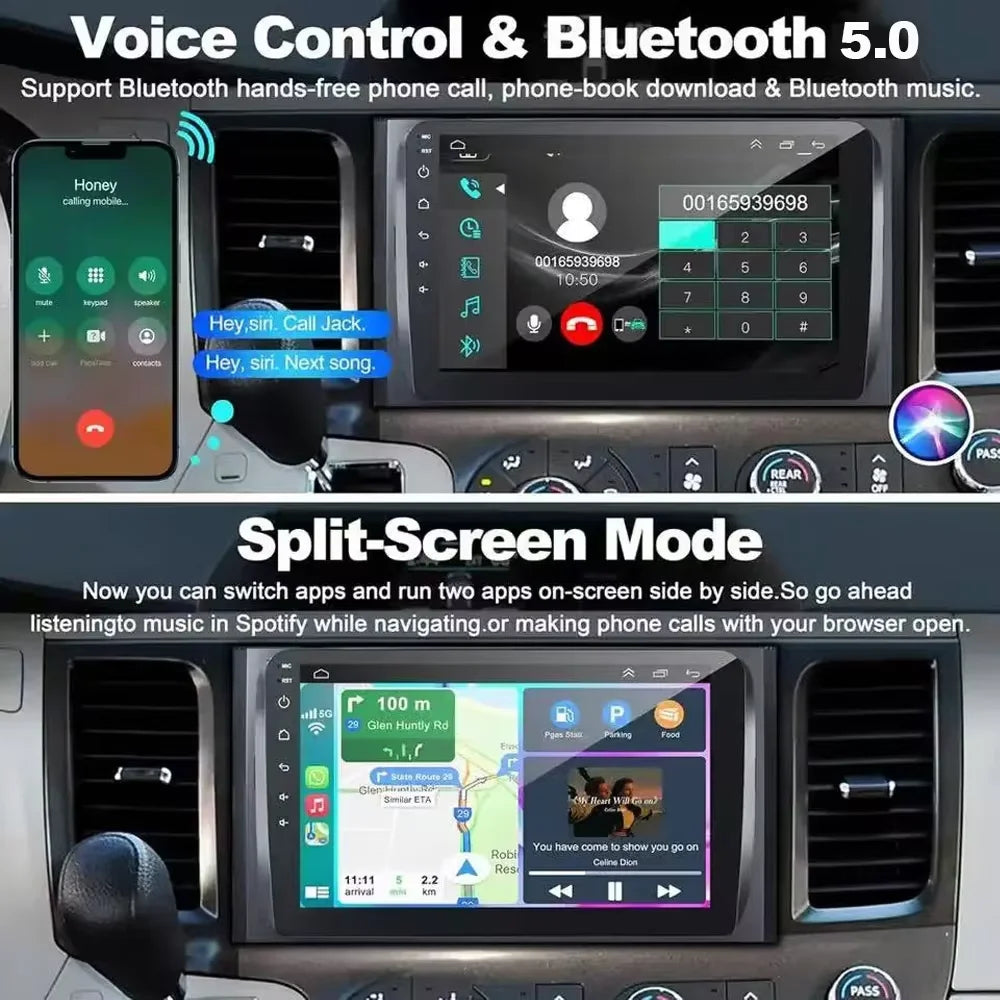 Android 14 Carplay Auto Car Radio For Renault Duster 2015 2016 2017 2018 2019 2020 Multimidia Video Player GPS 4G+WIFI Stereo BT